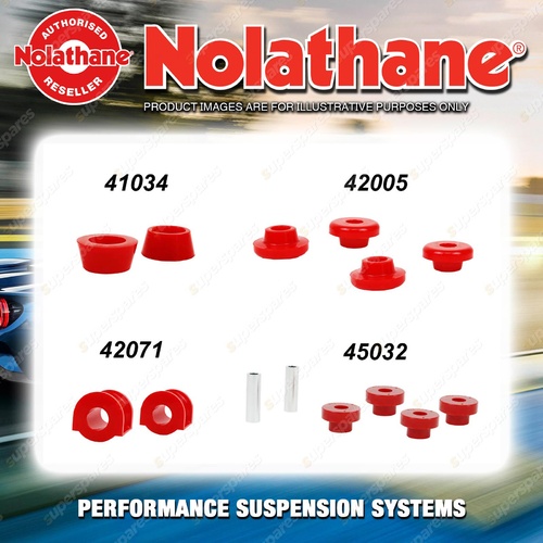 Front Nolathane Suspension Bush Kit for MAZDA RX4 MK2 2R 4/1973-1979