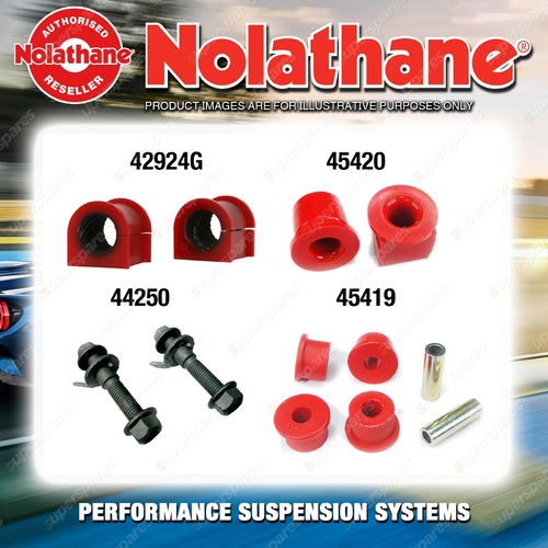 Front Nolathane Suspension Bush Kit for MAZDA RX7 FC SERIES IV V 2R 1985-1991