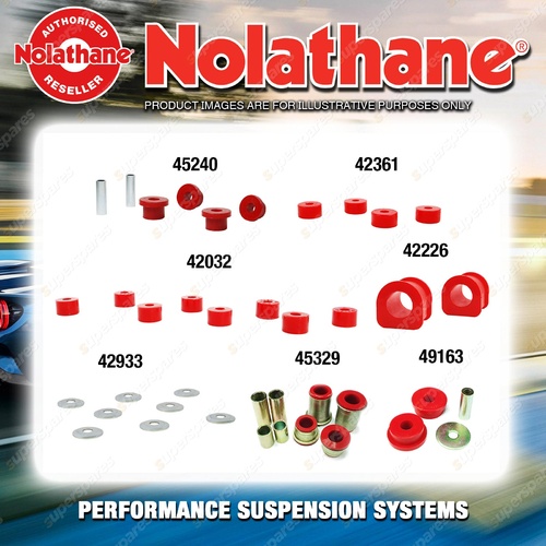 Front Nolathane Suspension Bush Kit for MITSUBISHI L300 SF SG SH SJ 4WD