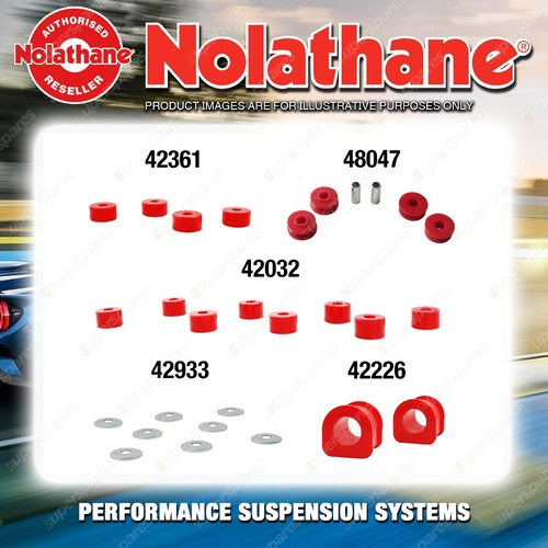 Front Nolathane Suspension Bush Kit for MITSUBISHI L300 SJ 4CYL 2WD 8/2005-2013