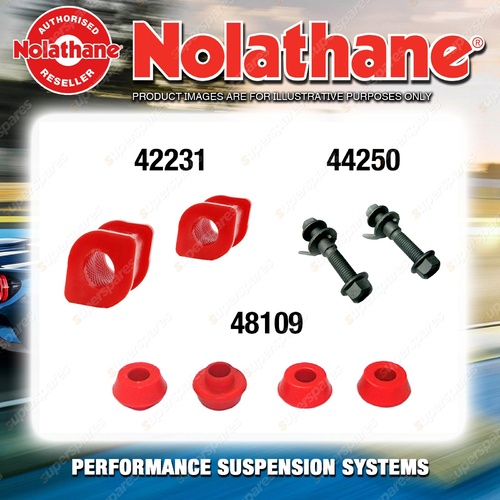 Front Nolathane Suspension Bush Kit for MITSUBISHI MIRAGE RC RD RE 1984-1992