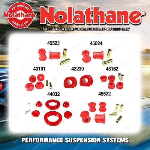 Front Nolathane Suspension Bush Kit for MITSUBISHI PAJERO NM NP 6CYL 2000-2006