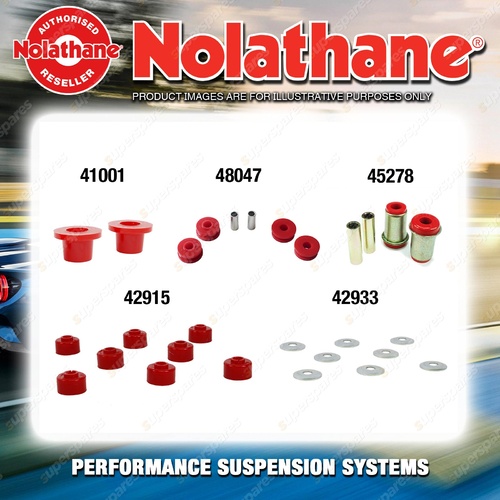 Front Nolathane Suspension Bush Kit for MITSUBISHI SIGMA GH INCL TURBO 1980-1982