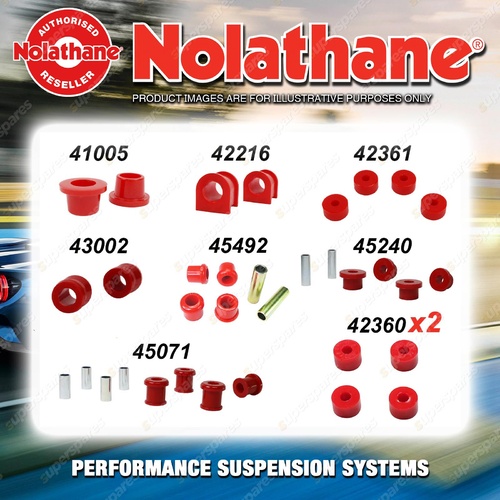 Front Nolathane Suspension Bush Kit for MITSUBISHI TRITON ME MF MG MH MJ 4WD