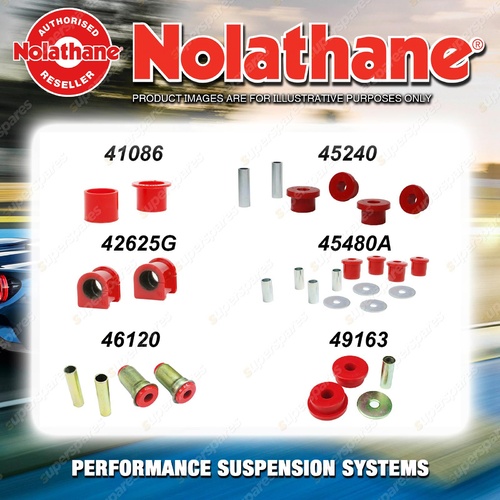 Front Nolathane Suspension Bush Kit for MITSUBISHI TRITON MK 6CYL 4WD 1996-2006