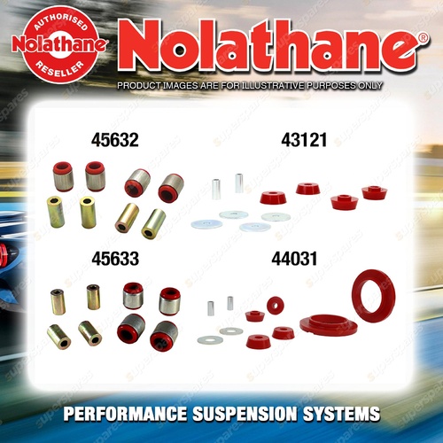 Front Nolathane Suspension Bush Kit for MITSUBISHI TRITON MQ 4CYL 2WD 4WD 2015-ON