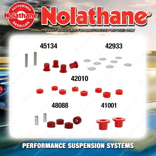 Front Nolathane Suspension Bush Kit for NISSAN 120Y B210 4CYL 3/1974-5/1979