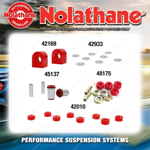 Front Nolathane Suspension Bush Kit for NISSAN LAUREL C31 6CYL 11/1980-1984