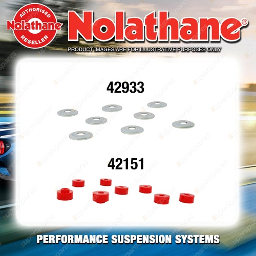 Front Nolathane Suspension Bush Kit for NISSAN LAUREL C33 6CYL 12/1988-1/1993