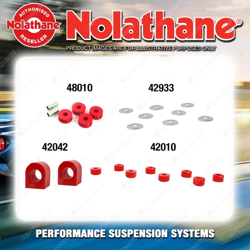 Front Nolathane Suspension Bush Kit for NISSAN LEOPARD F30 INCL TURBO 1980-1986