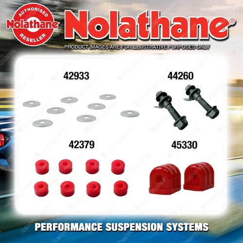 Front Nolathane Suspension Bush Kit for NISSAN MAXIMA A32 6CYL 2/1995-11/1999