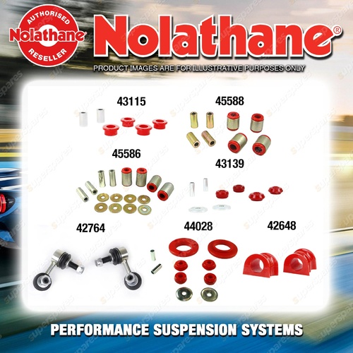 Front Nolathane Suspension Bush Kit for NISSAN NAVARA NP300 D23 6CYL 2WD 2015-ON