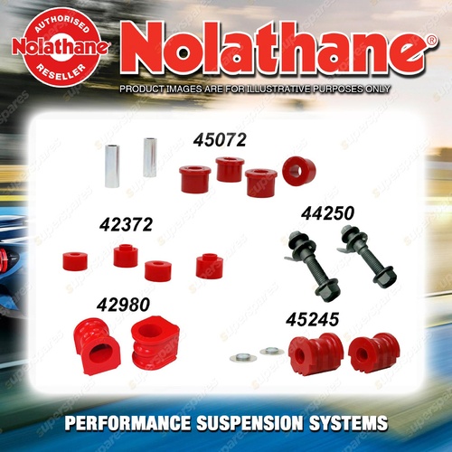 Front Nolathane Suspension Bush Kit for NISSAN PULSAR N14 GTIR 4CYL 1991-1996