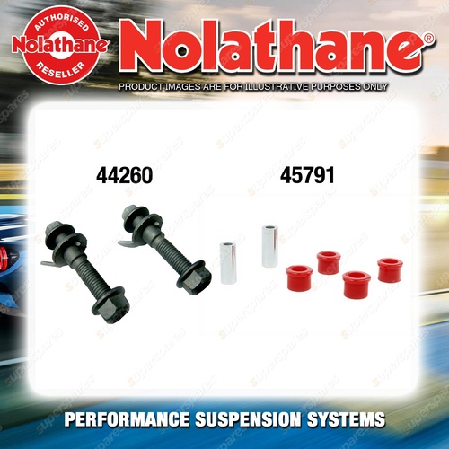 Front Nolathane Suspension Bush Kit for NISSAN TIIDA C12 4CYL 2011-ON