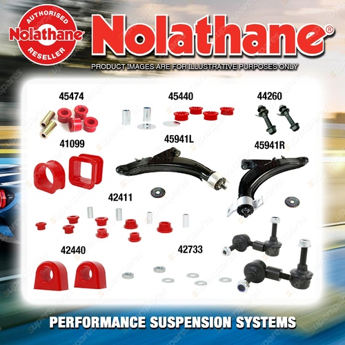 Front Nolathane Suspension Bush Kit for SUBARU IMPREZA GC SEDAN GF WAGON