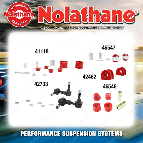 Front Nolathane Suspension Bush Kit for SUBARU LIBERTY BL BP INCL TURBO