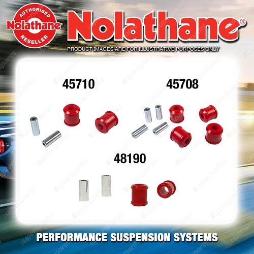 Front Nolathane Suspension Bush Kit for SUZUKI JIMNY JB23 JB33 JB43 JB53 1998-ON