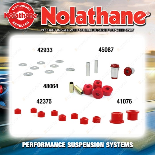 Front Nolathane Suspension Bush Kit for TOYOTA CELICA RA40 MA45 4CYL 1977-1981