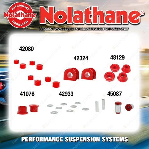 Front Nolathane Suspension Bush Kit for TOYOTA CRESSIDA MX32 MX36 6CYL 1977-1980