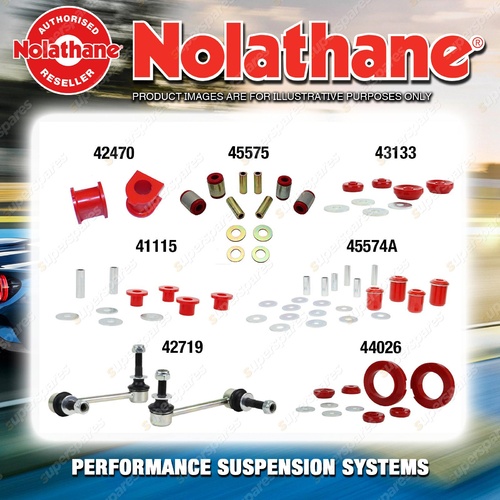 Front Nolathane Suspension Bush Kit for TOYOTA FORTUNER GUN156 6CYL 4WD 2015-ON