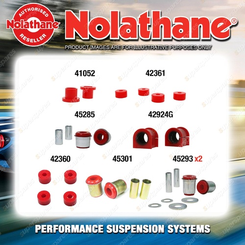 Front Nolathane Suspension Bush Kit for TOYOTA HILUX 4 RUNNER LN RN VZN YN 130