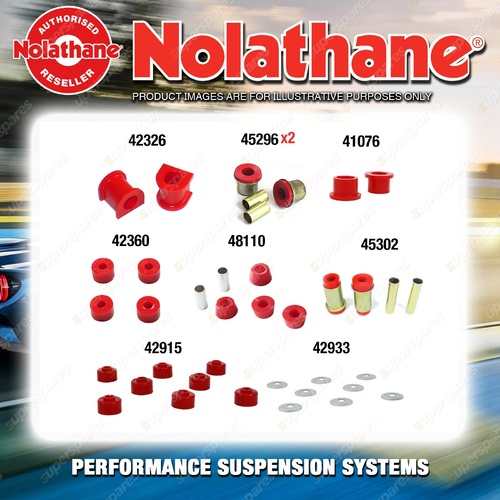 Front Nolathane Suspension Bush Kit for TOYOTA HILUX LN30 40 RN30 31 40 41 2WD