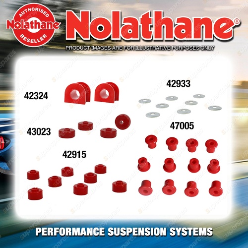 Front Nolathane Suspension Bush Kit for TOYOTA LANDCRUISER FJ60 62 HJ60 61 62