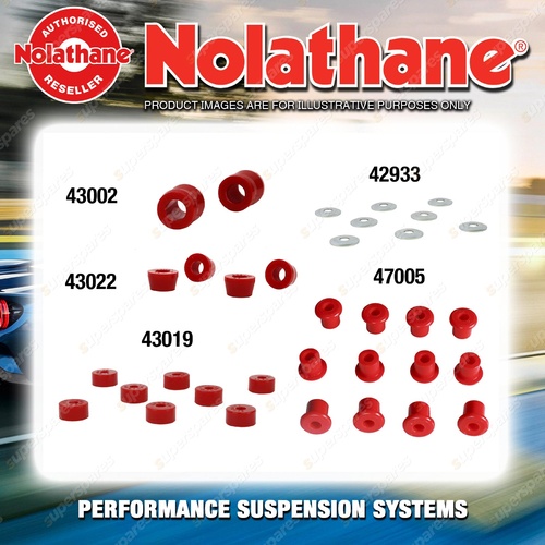 Front Nolathane Suspension Bush Kit for TOYOTA LANDCRUISER FJ70 73 75 1985-1992