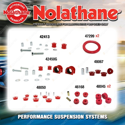 Front Nolathane Suspension Bush Kit for TOYOTA LANDCRUISER FZJ HDJ HZJ VDJ 78