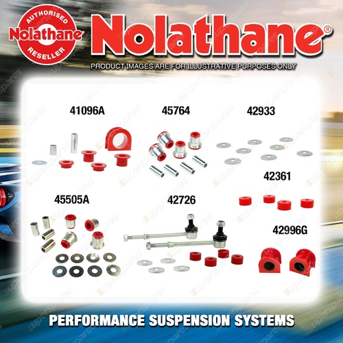 Front Nolathane Suspension Bush Kit for TOYOTA LANDCRUISER PRADO RZJ VZJ KZJ 95