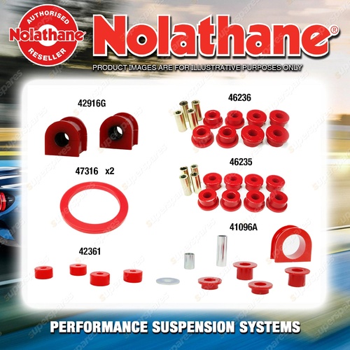 F+R Nolathane Suspension Bush Kit for Toyota Landcruiser Prado RZJ VZJ KZJ 95