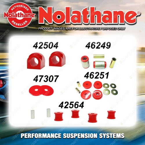 Rear Nolathane Suspension Bush Kit for BMW Z4 E89 6CYL 5/2009-ON Premium Quality