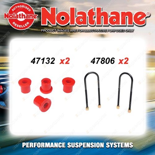 Rear Nolathane Suspension Bush Kit for CHRYSLER GALANT GA GB GC GD 1971-1978