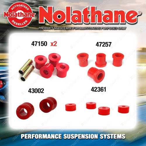 Rear Nolathane Suspension Bush Kit for DAIHATSU ROCKY F77 F87 CAB CHASSIS