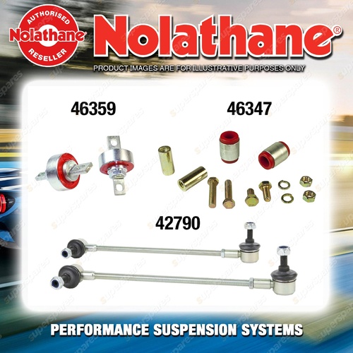 Rear Nolathane Suspension Bush Kit for DODGE AVENGER JS 4/6CYL 6/2007-ON