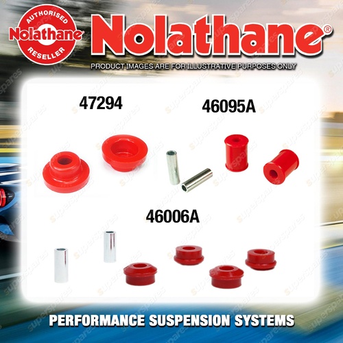 Rear Nolathane Suspension Bush Kit for FORD CORTINA TC TD 4/6CYL 8/1971-6/1977