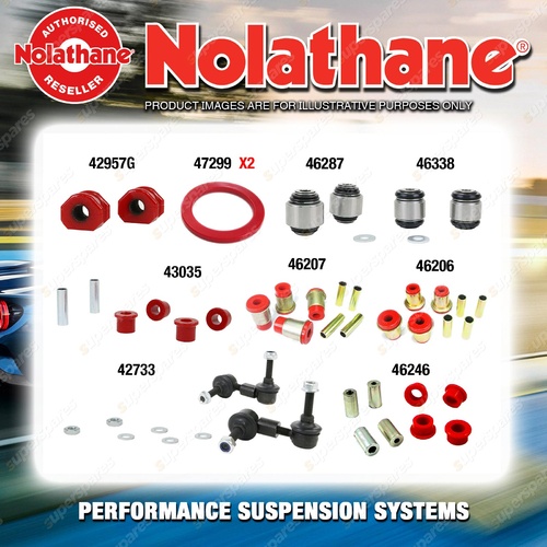 Rear Nolathane Suspension Bush Kit for FORD FALCON AU IRS sedan Premium Quality