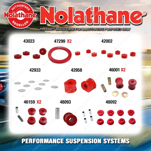 Rear Nolathane Suspension Bush Kit for FORD FALCON AU Live Rear Suspension sedan