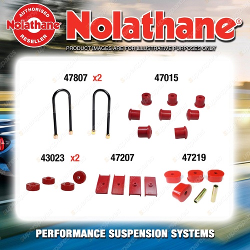 Rear Nolathane Bush Kit for FORD FALCON EF EL XH Leaf Rear wagon ute van