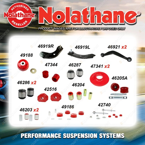 Rear Nolathane Suspension Bush Kit for FORD FALCON FG FGX IRS sedan