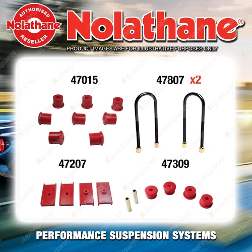 Rear Nolathane Suspension Bush Kit for FORD FALCON FG FGX Leaf Rear