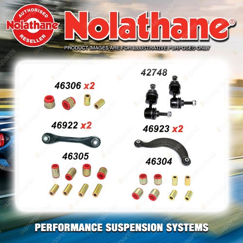 Rear Nolathane Suspension Bush Kit for FORD KUGA TE TF 4/5CYL 2008-ON