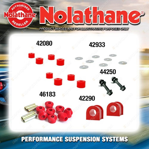 Rear Nolathane Suspension Bush Kit for FORD LASER KA KB 4CYL 3/1981-12/1985