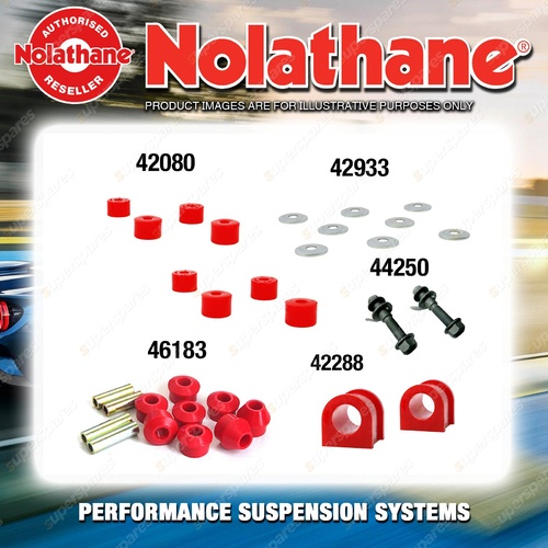 Rear Nolathane Suspension Bush Kit for FORD LASER KC KE 4CYL AWD 10/1987-4/1990