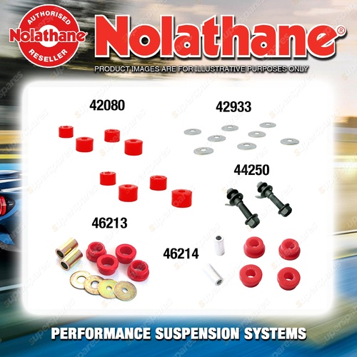 Rear Nolathane Suspension Bush Kit for FORD LASER KF KH 4CYL AWD 3/1990-10/1994