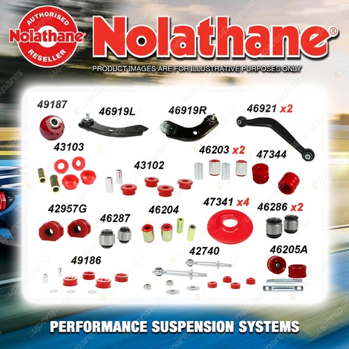 Rear Nolathane Suspension Bush Kit for FORD LTD BA BF 8CYL 7/2003-12/2007