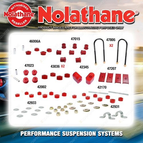 Rear Nolathane Suspension Bush Kit for FORD LTD P5 P6 SILVER MONARCH TOWN CAR