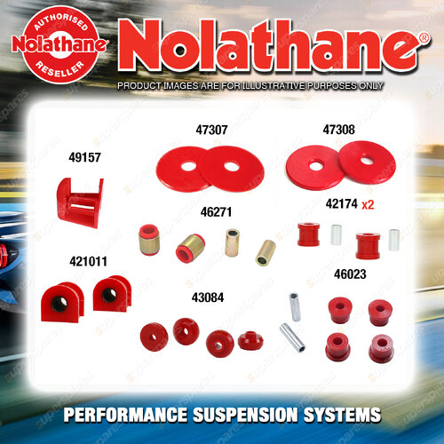 Rear Nolathane Suspension Bush Kit for HOLDEN ADVENTRA VY VZ 8CYL 2002-8/2006