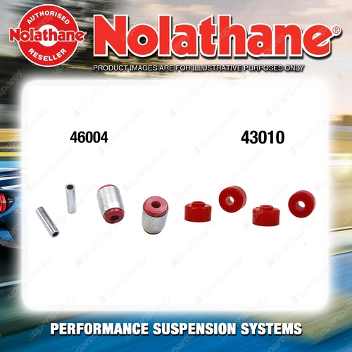 Rear Nolathane Suspension Bush Kit for HOLDEN CAMIRA JB JD JE 4CYL 8/1982-7/1989