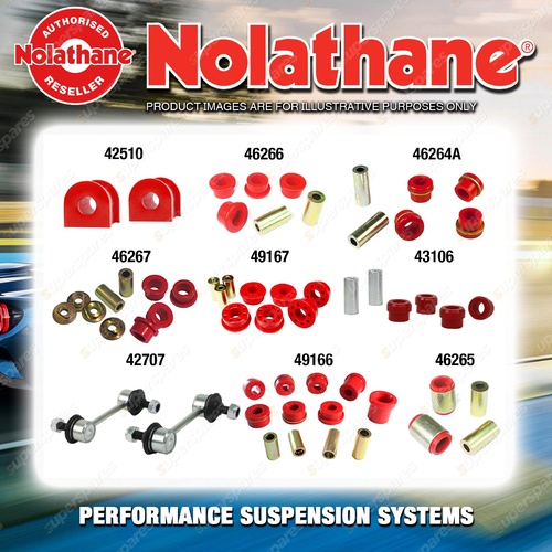 Rear Nolathane Suspension Bush Kit for HOLDEN CAPRICE WN 6/8CYL 6/2013-ON